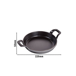 STAUB | SPECIALITIES - Naczynie do zapiekania - Ø 160 mm - Żeliwo - Grafitowo - szary
