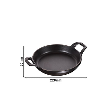 STAUB | SPECIALITIES - Naczynie do zapiekania - Ø 160mm - Żeliwo - Czarny - Prime Gastro