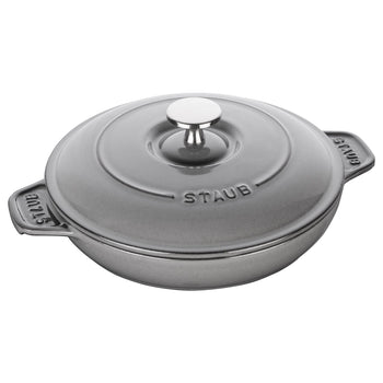STAUB | SPECIALITIES - Forma do zapiekania z pokrywką - Ø 200mm - żeliwna - grafitowo-szare - Prime Gastro