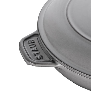 STAUB | SPECIALITIES - Forma do zapiekania z pokrywką - Ø 200mm - żeliwna - grafitowo-szare - Prime Gastro
