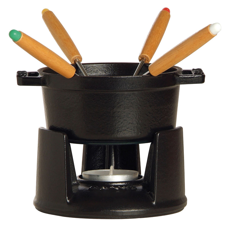 STAUB | SPECIALITIES - Mini zestaw do fondue - Ø 100 mm - czarny