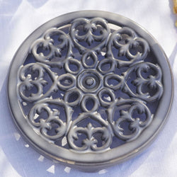 STAUB | SERVING - podkładka pod garnek Lilia - 230mm - Żeliwo - Grafitowy szary