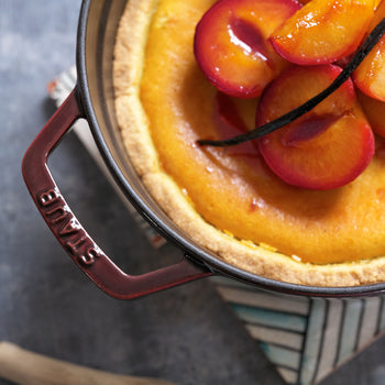 STAUB | LA COCOTTE - Cocotte - Ø 200mm - Żeliwo - Grenadynowa czerwona - Prime Gastro