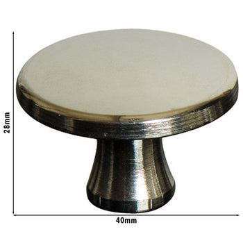 STAUB | Uchwyt pokrywy - okrągły - 40mm - nikiel - Prime Gastro