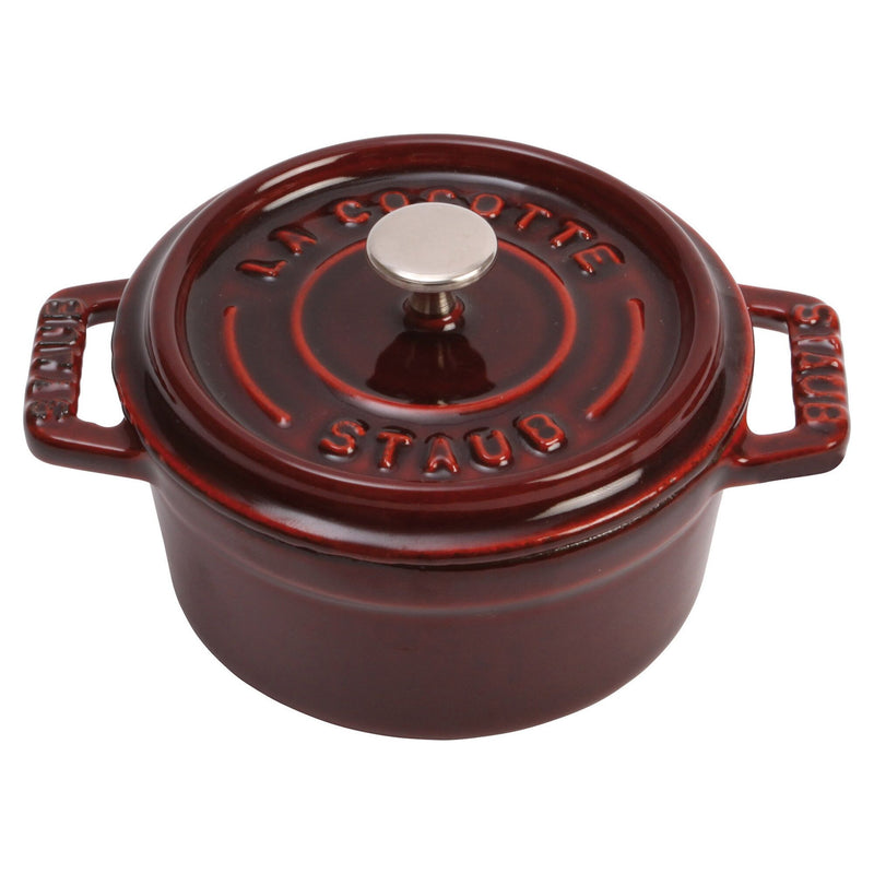 STAUB | LA COCOTTE - Mini Cocotte - Ø 100mm - Żeliwo - Grenadynowa czerwona
