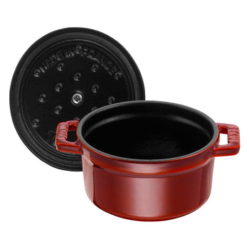 STAUB | LA COCOTTE - Mini Cocotte - Ø 100mm - Żeliwo - Grenadynowa czerwona - Prime Gastro