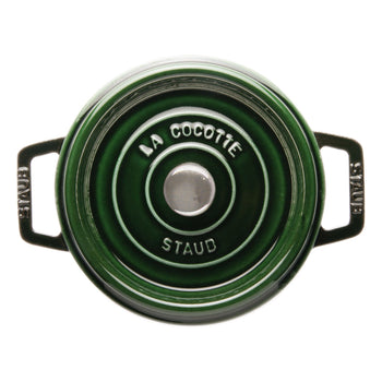 STAUB | LA COCOTTE - Cocotte - Ø 180mm - Żeliwo - Bazyliowa zieleń - Prime Gastro