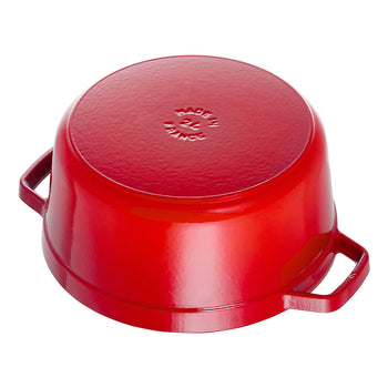 STAUB | LA COCOTTE - Cocotte - Ø 280mm - Żeliwo - Wiśniowa czerwona - Prime Gastro