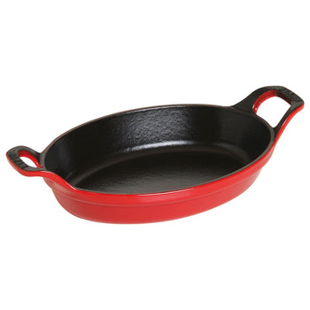 STAUB | SPECIALITIES - Forma do zapiekania - 210mm - żeliwna - Wiśniowa czerwień - Prime Gastro