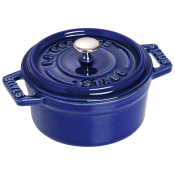 STAUB | LA COCOTTE - Mini Cocotte - Ø 100 mm - Żeliwo - Ciemnoniebieski - Prime Gastro