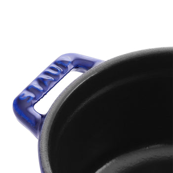 STAUB | LA COCOTTE - Mini Cocotte - Ø 100 mm - Żeliwo - Ciemnoniebieski - Prime Gastro