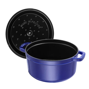 STAUB | LA COCOTTE - Cocotte - Ø 260mm - Żeliwo - Ciemnoniebieski - Prime Gastro