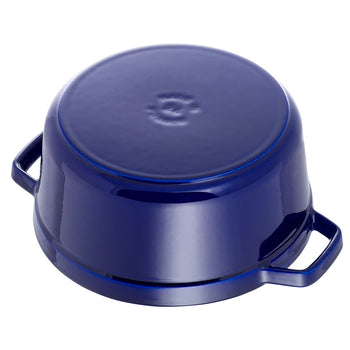 STAUB | LA COCOTTE - Cocotte - Ø 300 mm - Żeliwo - Ciemnoniebieski - Prime Gastro