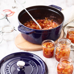 STAUB | LA COCOTTE - Cocotte - Ø 260mm - Żeliwo - Ciemnoniebieski