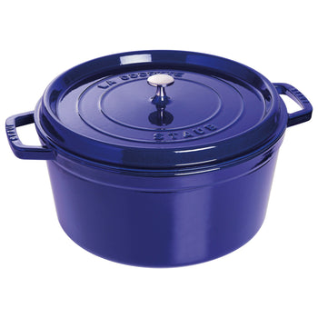 STAUB | LA COCOTTE - Cocotte - Ø 300 mm - Żeliwo - Ciemnoniebieski - Prime Gastro
