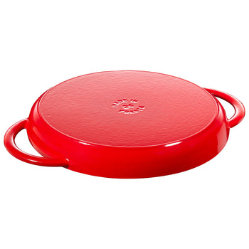 STAUB | PATELNIE GRILLOWE - Pure Grill - Ø 260 mm - Żeliwo - Wiśniowa czerwień - Prime Gastro
