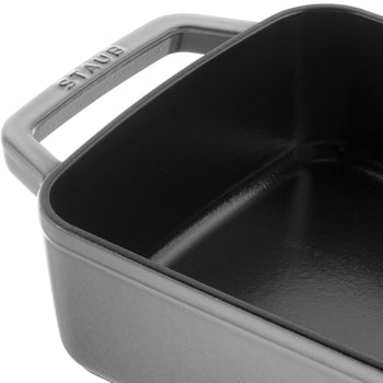 STAUB | SPECIALITIES - Forma do zapiekania - 300x200mm - żeliwna - Grafitowy szary - Prime Gastro