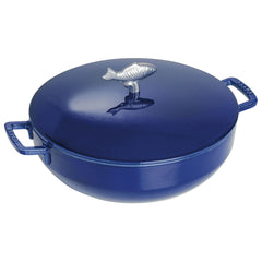 STAUB | SPECIALITIES - Garnek do bouillabaisse - Ø 280mm - Żeliwo - Granatowy