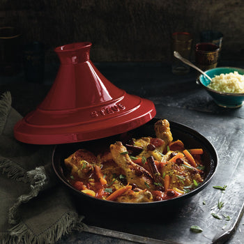 STAUB | SPECIALITIES - Tażin - Ø 280mm - Żeliwo - Wiśniowa czerwień - Prime Gastro