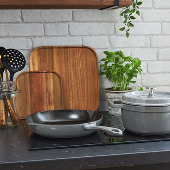 STAUB | PATELNIA- Patelnia do smażenia z wylewką - Ø 260mm - Żeliwo - Grafitowy szary - Prime Gastro