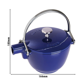 STAUB | SPECIALITIES - Czajniczek - 1,1 litra - Żeliwo - Ciemnoniebieski - Prime Gastro