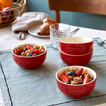 STAUB | CERAMIQUE - Miska - Ø 120mm - Ceramika - Wiśniowy czerwony - Prime Gastro