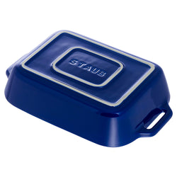 STAUB | CERAMIQUE - Naczynie do zapiekania - 270x200mm - Ceramika - Ciemnoniebieski kolor