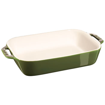 STAUB | CERAMIQUE - Naczynie do zapiekania - 270x200mm - ceramika - bazyliowa zieleń - Prime Gastro