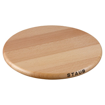 STAUB | SPECIALITIES - - Podkładka pod garnek magnetyczna - 230mm - Brązowy - Buk - Prime Gastro