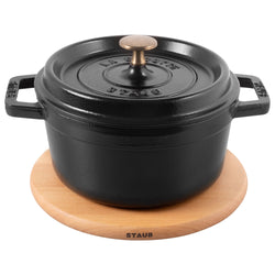 STAUB | SPECIALITIES - Podkładka pod garnek magnetyczna - 160mm - Brązowa - Buk