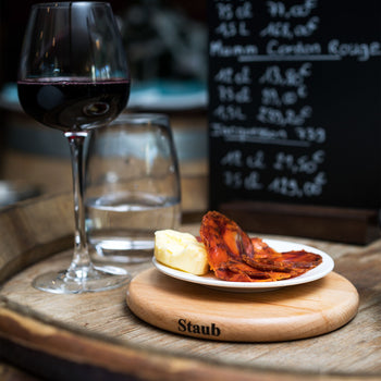 STAUB | SPECIALITIES - Podkładka pod garnek magnetyczna - 160mm - Brązowa - Buk - Prime Gastro