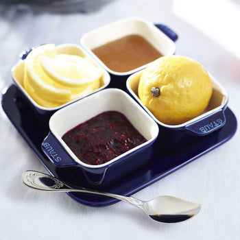 STAUB | CERAMIQUE - Zestaw do tapas - 5 elementów - ceramika - ciemnoniebieski - Prime Gastro