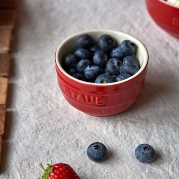 STAUB | CERAMIQUE - Zestaw foremek - 2-częściowy - Ceramika - Wiśniowa czerwień - Prime Gastro