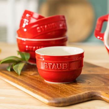 STAUB | CERAMIQUE - Zestaw foremek - 2-częściowy - Ceramika - Wiśniowa czerwień - Prime Gastro