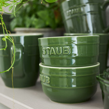 STAUB | CERAMIQUE - Zestaw foremek - 2-częściowy - Ceramiczny - Bazyliowa zieleń - Prime Gastro