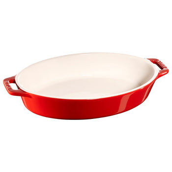 STAUB | CERAMIQUE - Naczynie do zapiekania - 230mm - ceramika - wiśniowa czerwień - Prime Gastro