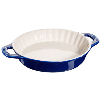 STAUB | CERAMIQUE - Forma do ciasta - Ø 240mm - Ceramiczna - Ciemnoniebieska - Prime Gastro