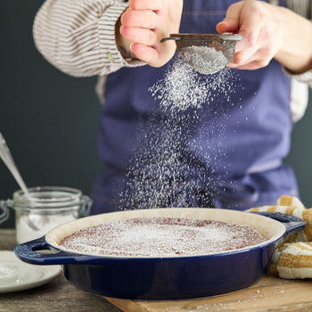 STAUB | CERAMIQUE - Forma do ciasta - Ø 240mm - Ceramiczna - Ciemnoniebieska - Prime Gastro