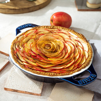 STAUB | CERAMIQUE - Forma do ciasta - Ø 240mm - Ceramiczna - Ciemnoniebieska - Prime Gastro