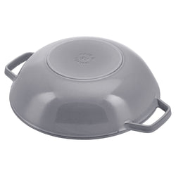 STAUB | SPECIALITIES - Wok ze szklaną pokrywą - Ø 300mm - Żeliwo - Grafitowy szary