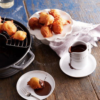 STAUB | SPECIALITIES - Wok ze szklaną pokrywą - Ø 300mm - Żeliwo - Grafitowy szary - Prime Gastro