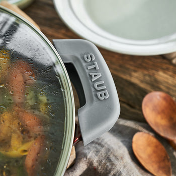 STAUB | SPECIALITIES - Wok ze szklaną pokrywą - Ø 300mm - Żeliwo - Grenadynowa czerwień - Prime Gastro