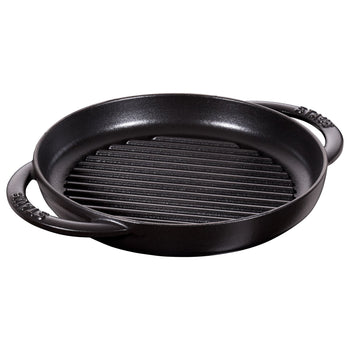 STAUB | PATELNIE GRILLOWE - Pure Grill - Ø 230 mm - Żeliwo - Czarny - Prime Gastro