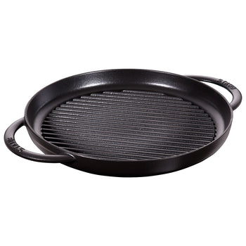 STAUB | PATELNIE GRILLOWE - Pure Grill - Ø 300 mm - Żeliwo - Czarny - Prime Gastro
