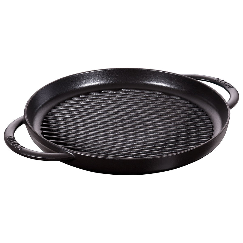 STAUB | PATELNIE GRILLOWE - Pure Grill - Ø 300 mm - Żeliwo - Czarny