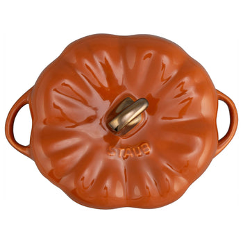 STAUB | CERAMIQUE - Cocotte - Kształt dyni - Ø 150mm - Ceramika - cynamonowe - Prime Gastro