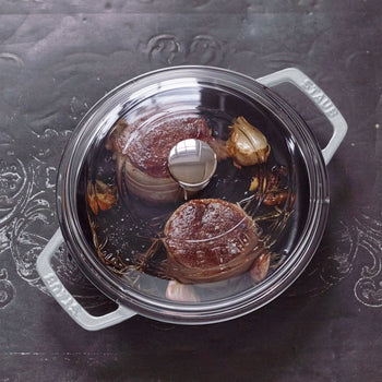 STAUB | PATELNIA- Patelnia do smażenia z 2 uchwytami - Ø 200mm - Żeliwo - Grafitowy szary - Prime Gastro