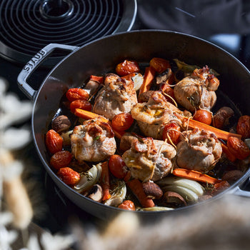 STAUB | PATELNIA - Patelnia do smażenia - Ø 260mm - Żeliwo - Grafitowy szary - Prime Gastro