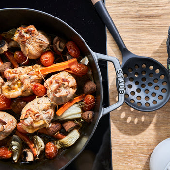 STAUB | PATELNIA - Patelnia do smażenia - Ø 260mm - Żeliwo - Grafitowy szary - Prime Gastro