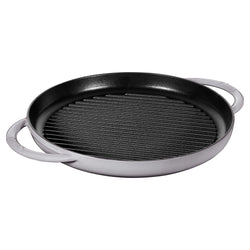 STAUB | PATELNIE GRILLOWE - Pure Grill - Ø 300 mm - Żeliwo - Grafitowy szary